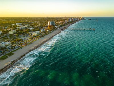aerial photo deerfield beach floridacoastline